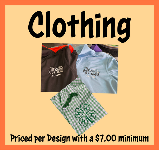 Custom Embroidered Clothing