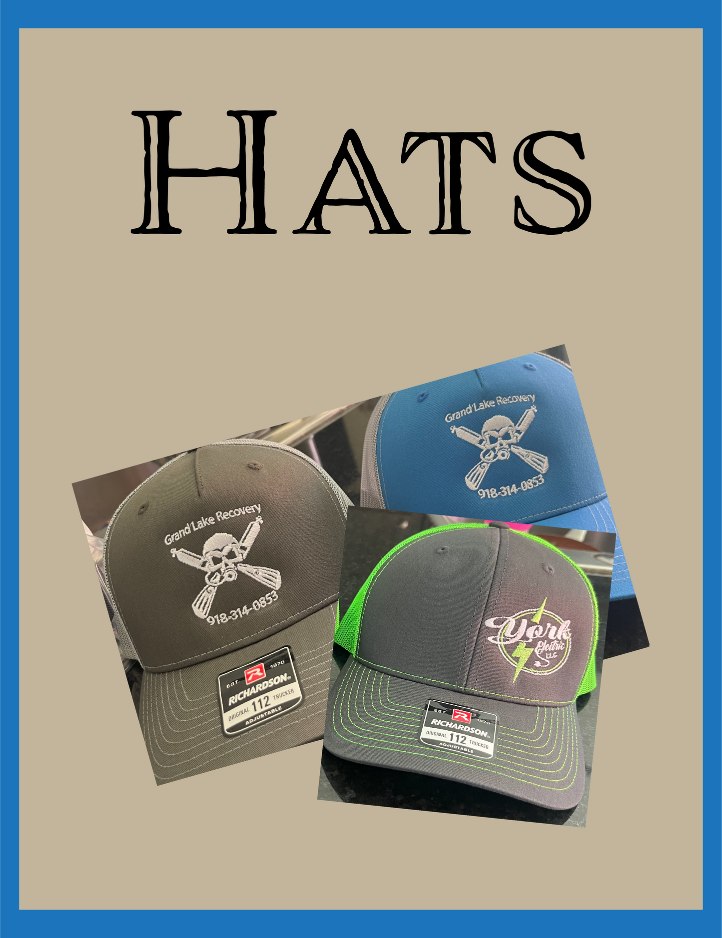 Custom Embroidered Hats